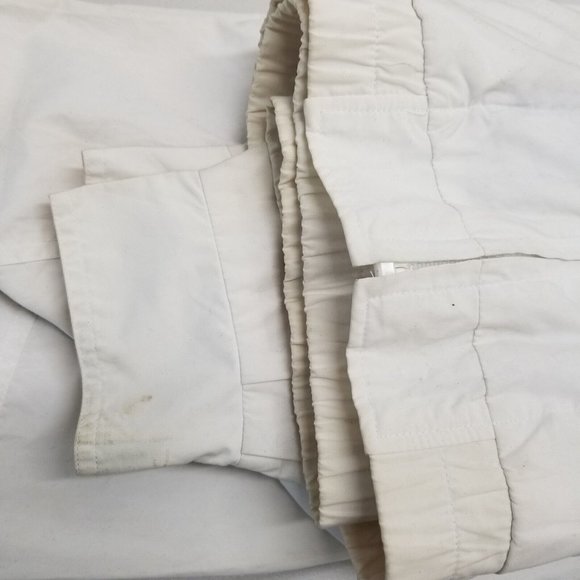 La Mode Jacket Mens XL White Long Sleeve Full Zip Pockets‎ Windbreaker - Picture 11 of 11